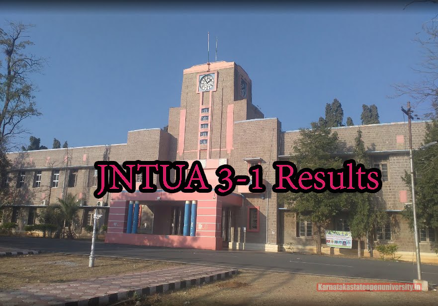 JNTUA 3-1 Results