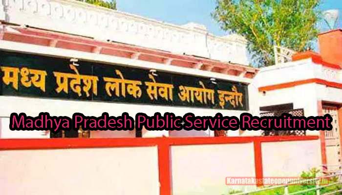 Madhya Pradesh Public Service Recruitment