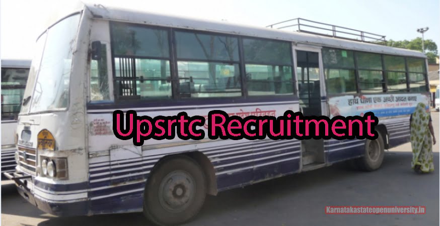 Upsrtc Recruitment