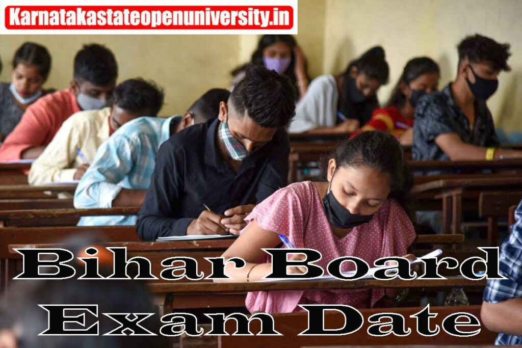 Bihar Board Exam Date