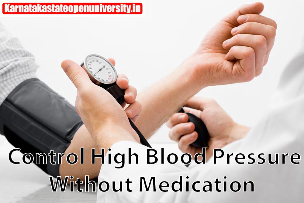  Control High Blood Pressure Without Medication