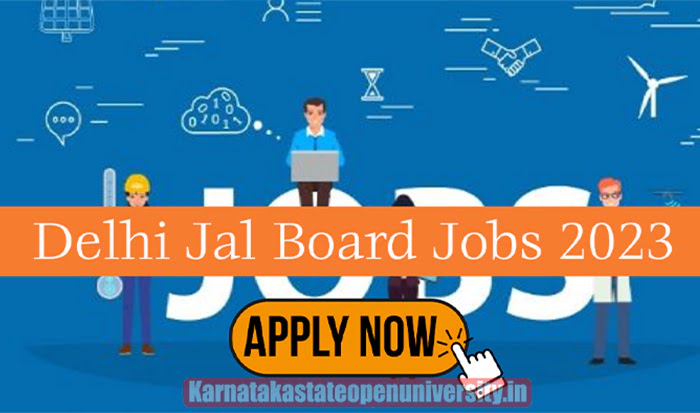 Delhi Jal Board Junior Engineer Recruitment 2023