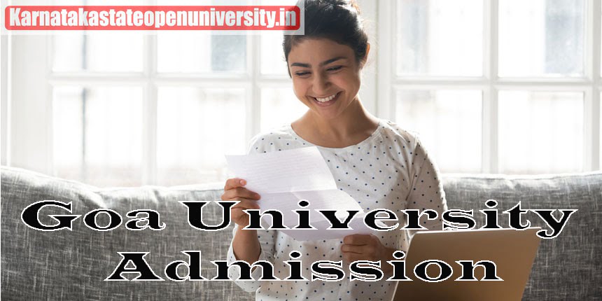 Goa University Admission