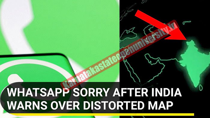 Whatsapp tweets wrong map of India