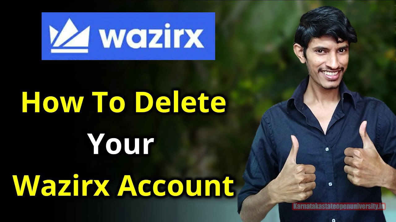 How to Delete WazirX Account In Android Phone
