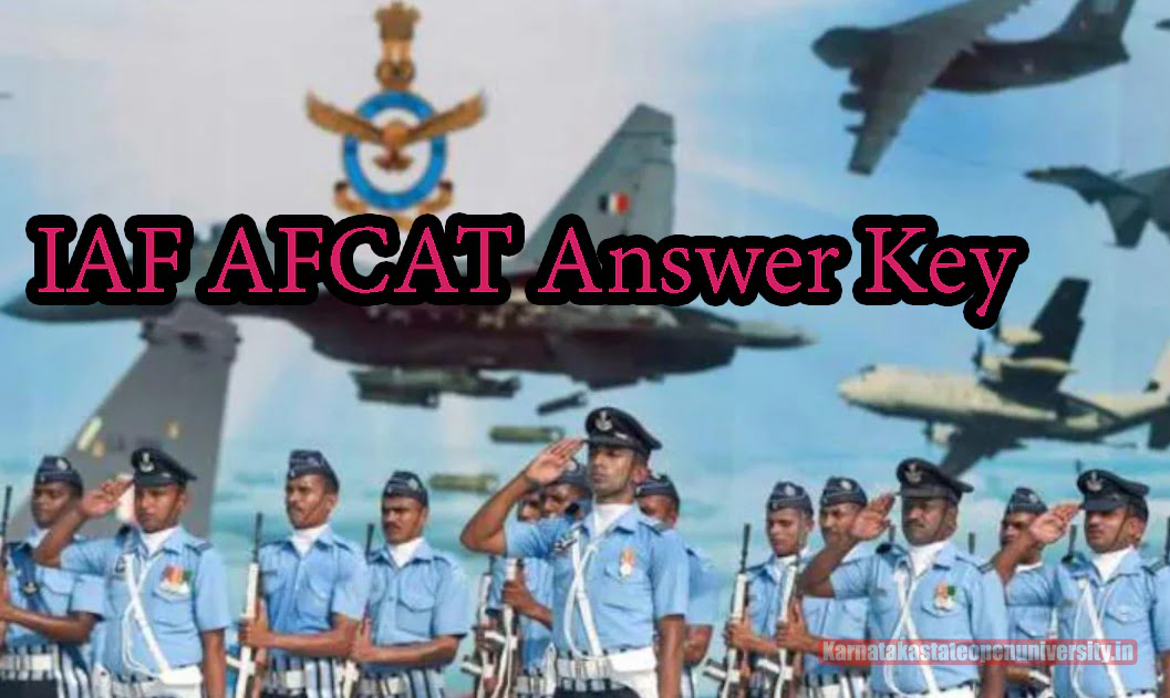 IAF AFCAT Answer Key