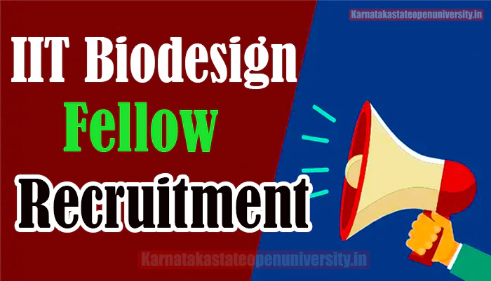 IIT Biodesign Fellow Recruitment in Jodhpur 2023