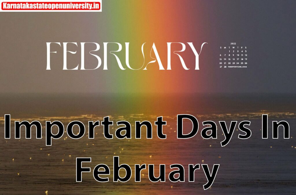 Important Days in February 2024 National and International Dates List