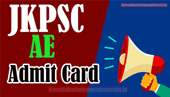 JKPSC AE Admit Card 2023