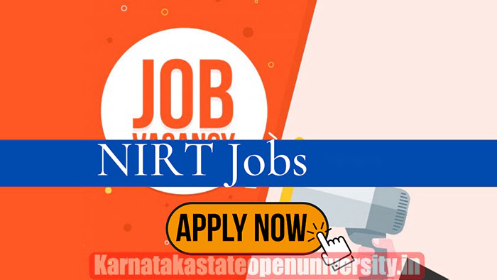 NIRT Project Technician, Junior Medical Officer Recruitment In Madurai
