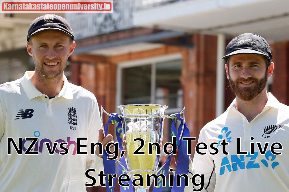 NZ vs Eng, 2nd Test 2023 Live Streaming