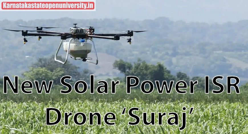  New Solar Power ISR Drone ‘Suraj’