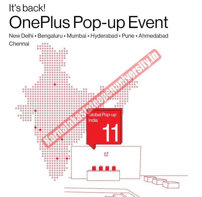 OnePlus 11 pop-up event in India today