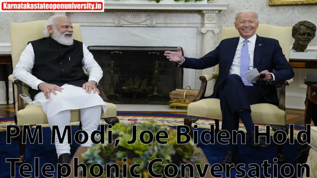 PM Modi, Joe Biden Hold Telephonic Conversation