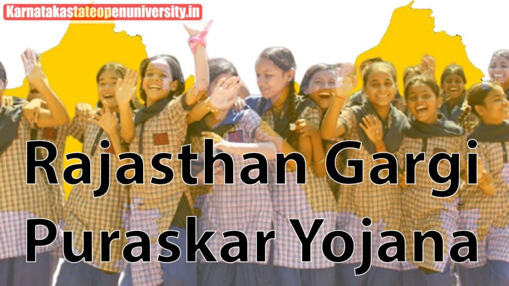 Rajasthan Gargi Puraskar Yojana