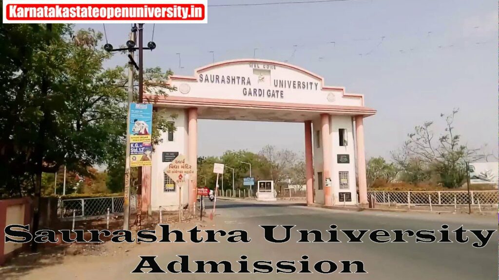 Saurashtra University Admission