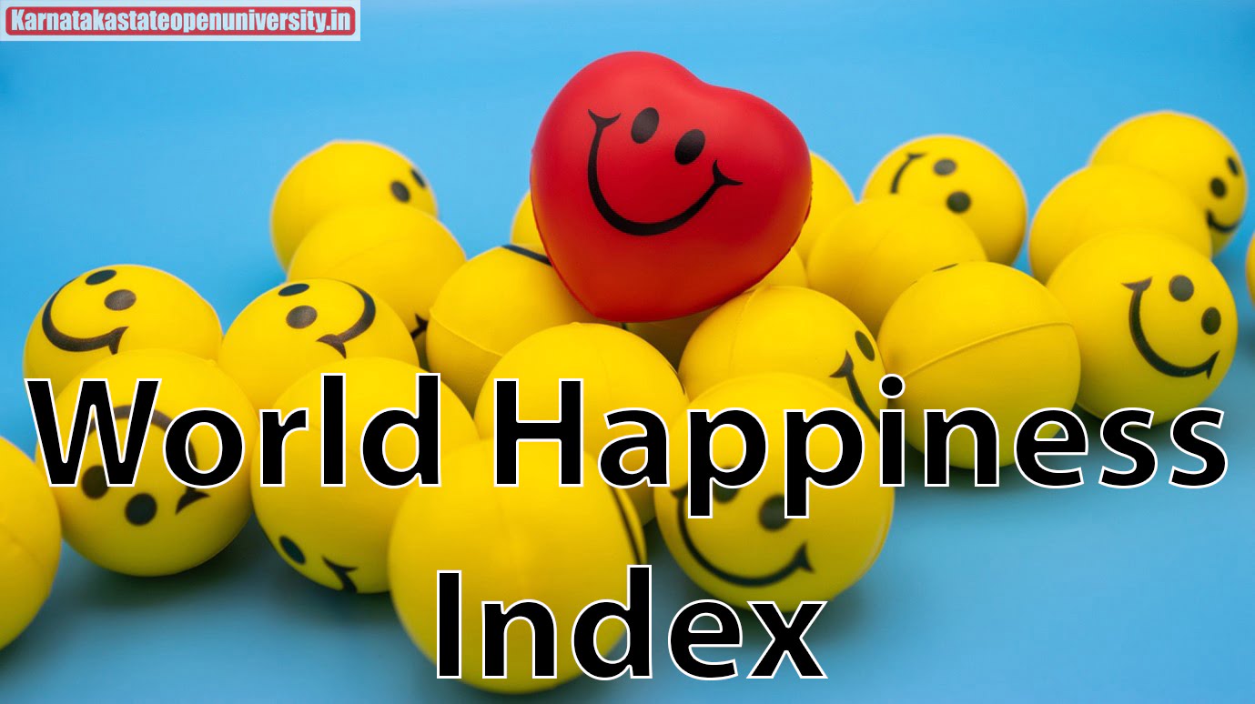 World Happiness Index 2024 Country wise Rank, Download Index Report PDF