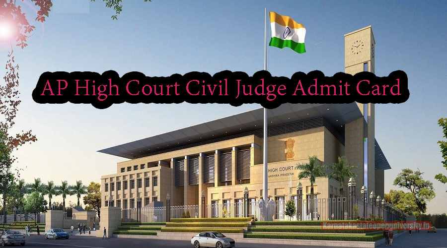 AP High Court Civil Judge Admit Card