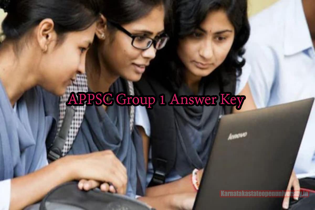 APPSC Group 1 Answer Key