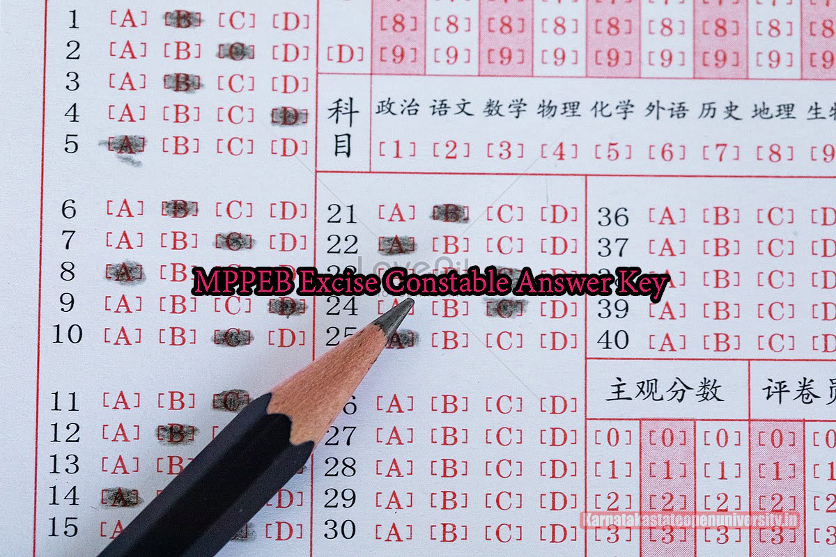 MPPEB Excise Constable Answer Key 
