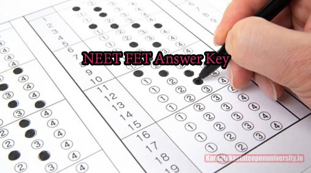 NEET FET Answer Key