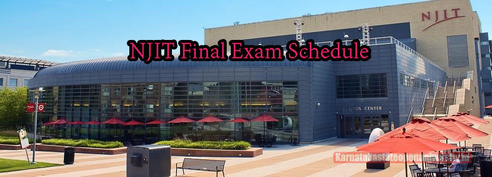 NJIT Final Exam Schedule