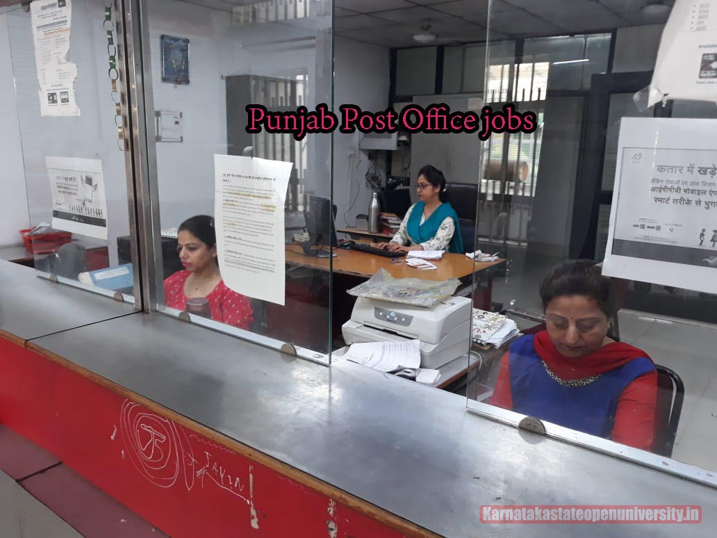 Punjab Post Office jobs 2024 {Shortly} Apply for Postman, MTS, PA