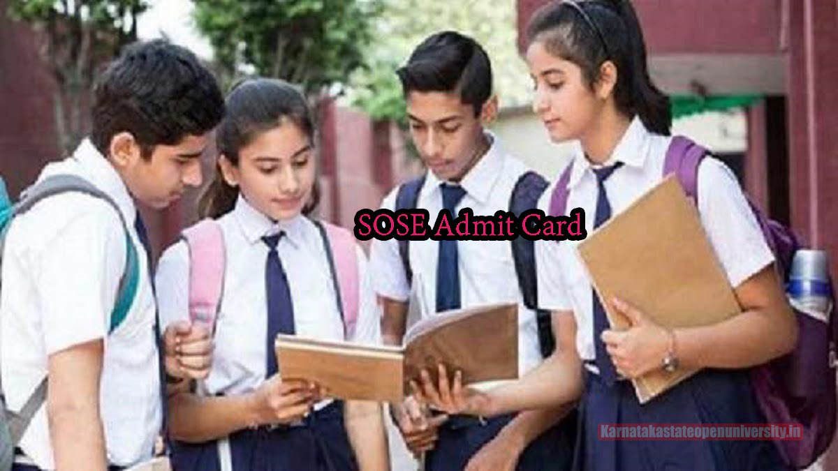 SOSE Admit Card