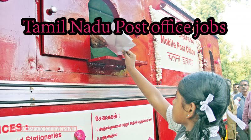 Tamil Nadu Post office jobs