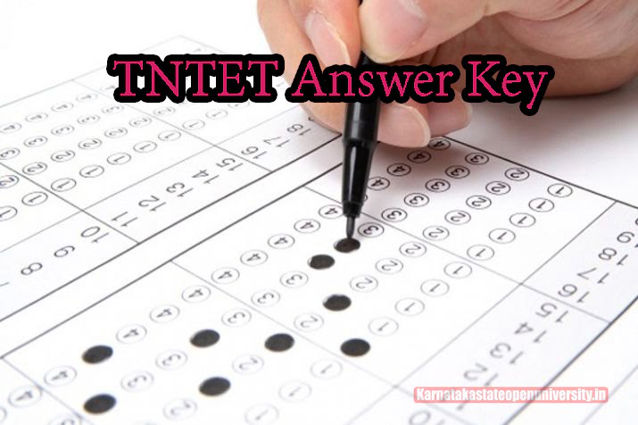 TNTET Answer Key