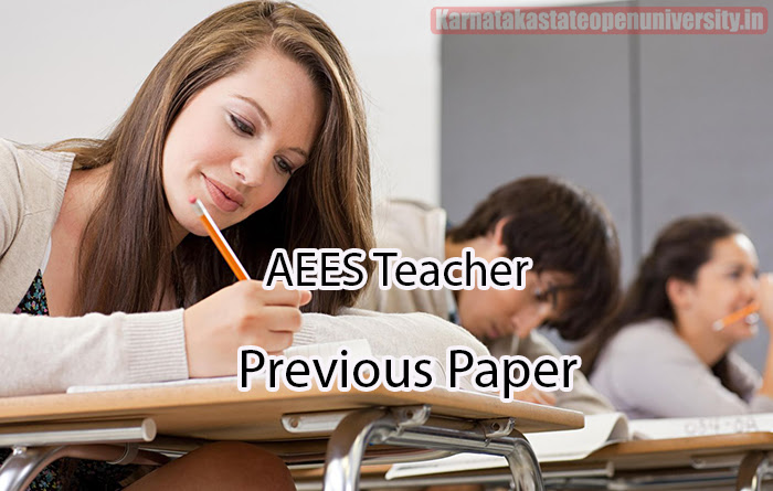 AEES Teacher Previous Paper