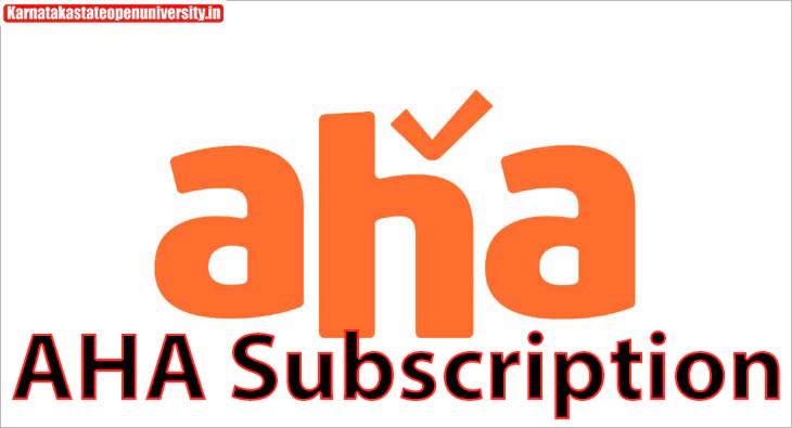 AHA Subscription