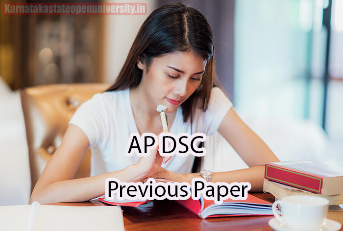 AP DSC Previous Paper