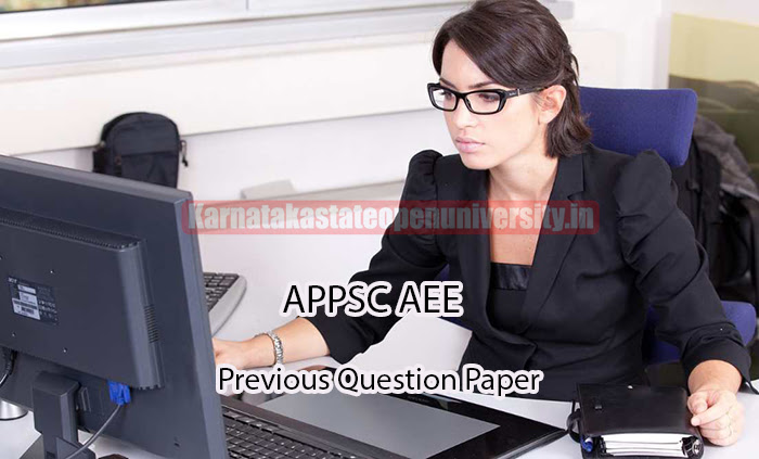 APPSC AEE Previous Question Paper 