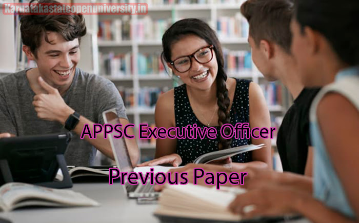 APPSC Executive Officer Previous Paper