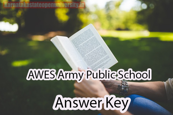 AWES Army Public School Answer Key