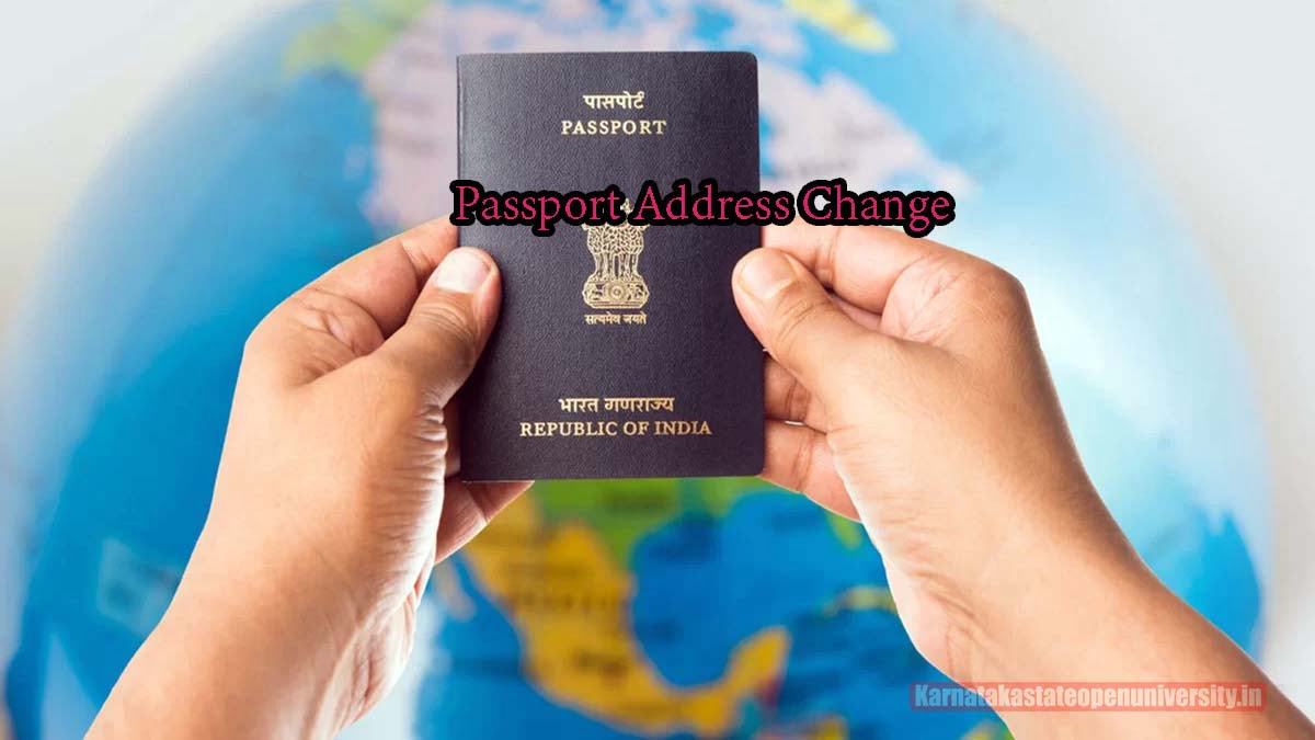 Passport Address Change