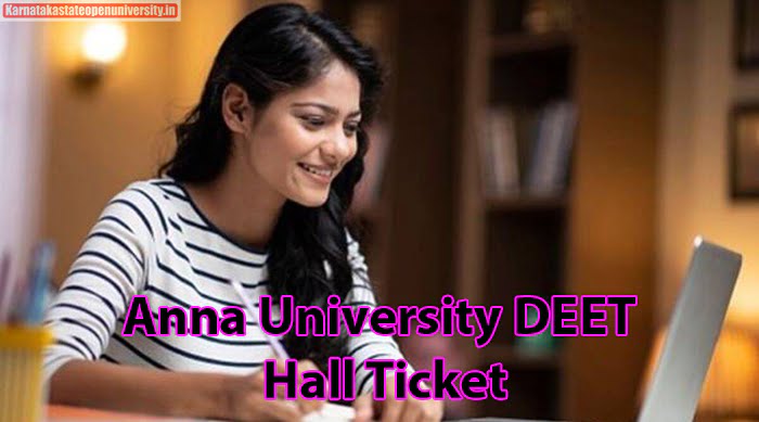 Anna University DEET Hall Ticket 