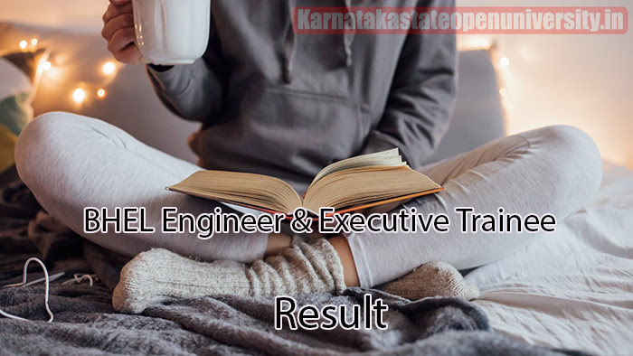 BHEL Engineer & Executive Trainee Result 