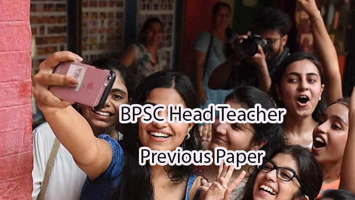 BPSC Head Teacher Previous Paper