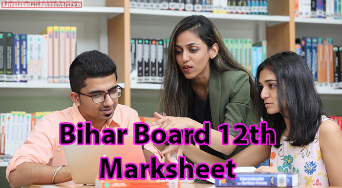 Bihar Board 12th Marksheet