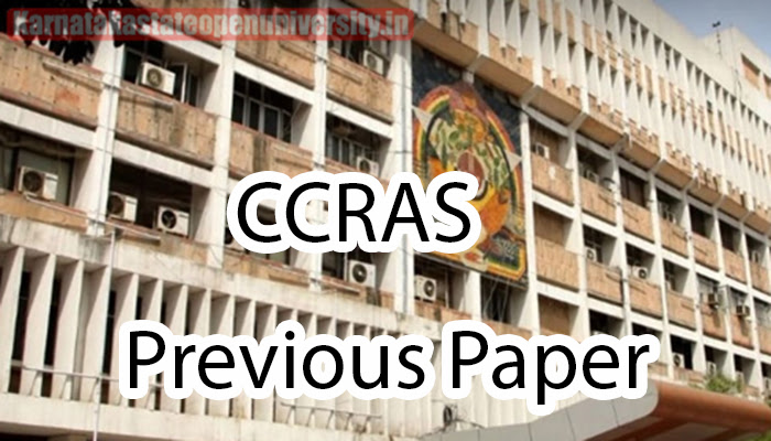 CCRAS Previous Paper