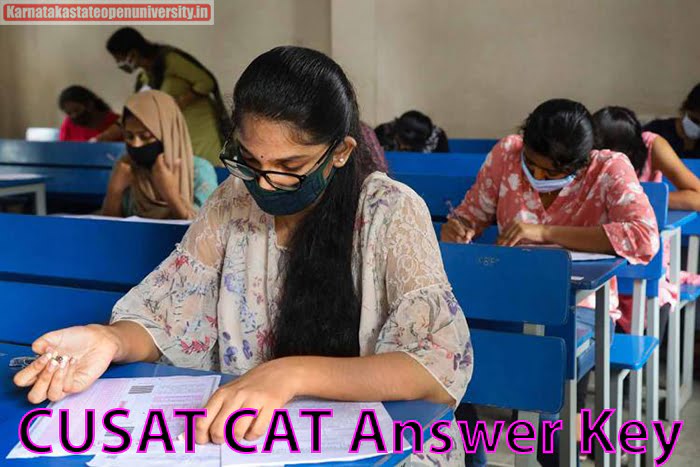 CUSAT CAT Answer Key