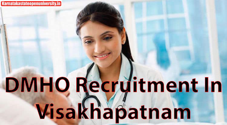 DMHO Recruitment in Visakhapatnam 
