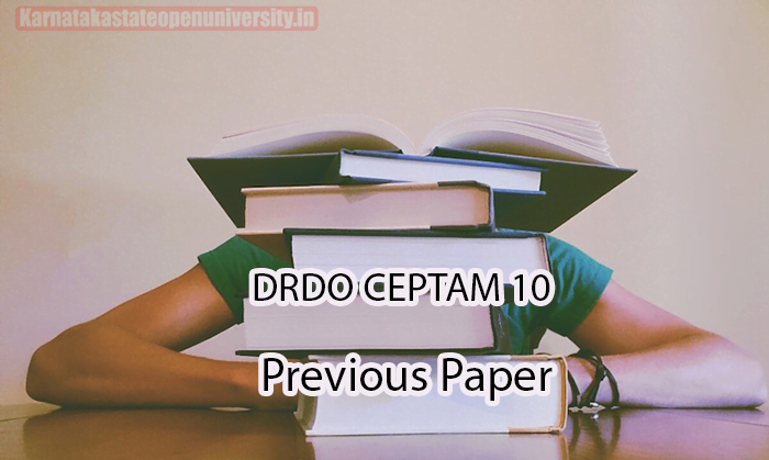 DRDO CEPTAM 10 Previous Paper