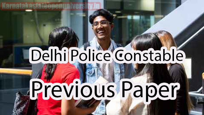 Delhi Police Constable Previous Paper