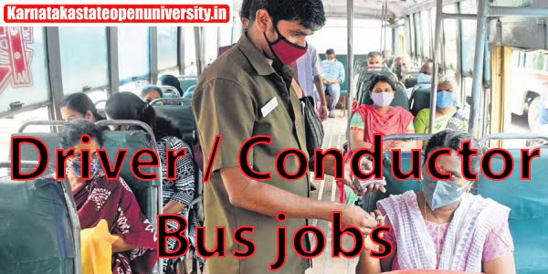 Driver / Conductor Bus jobs