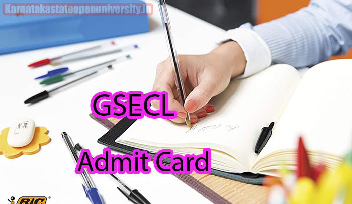 GSECL Admit Card
