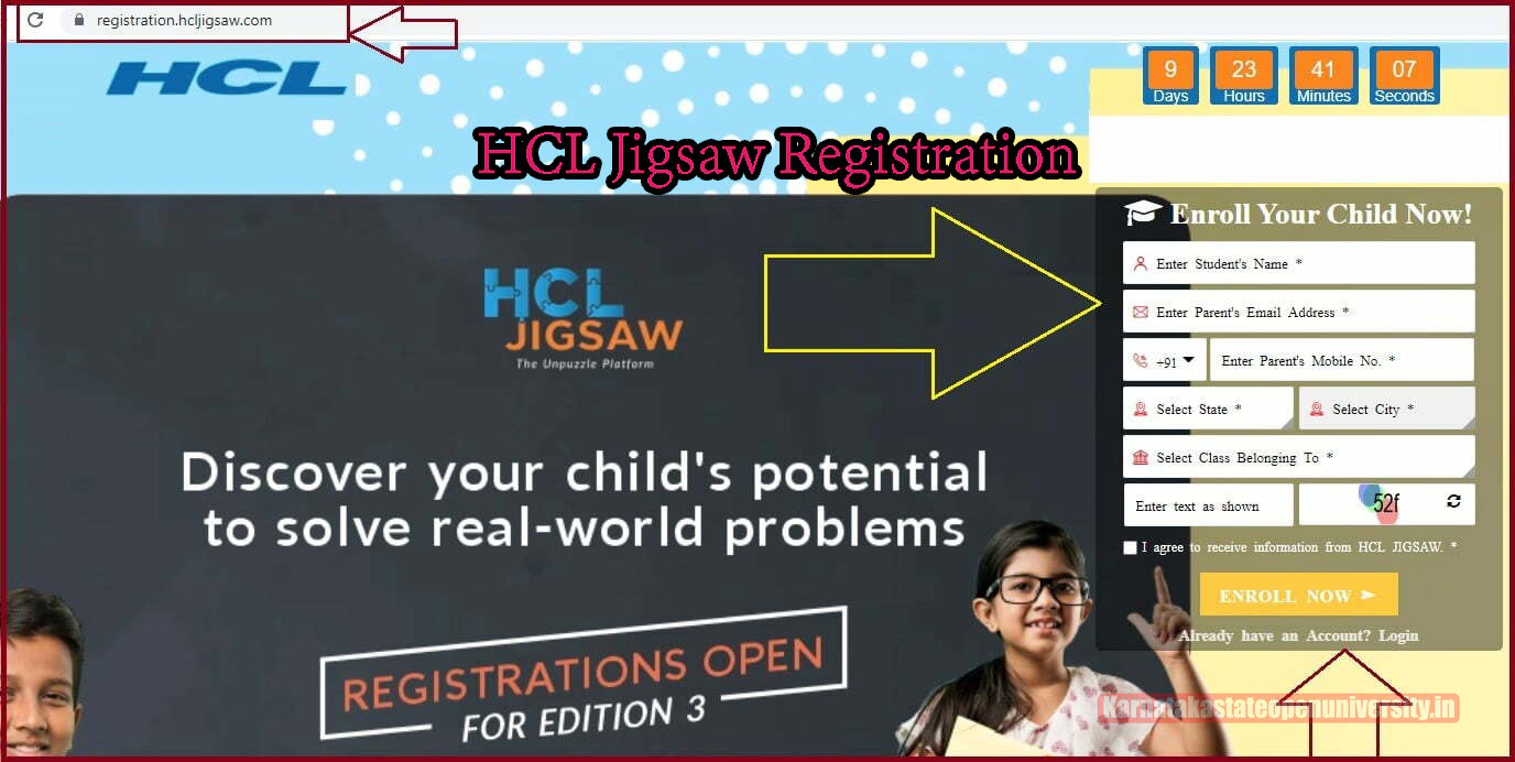 HCL Jigsaw Registration