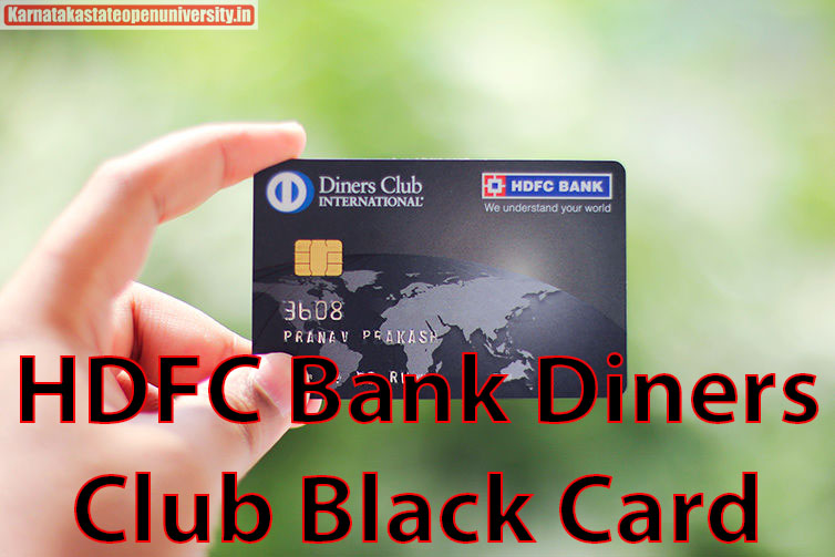 HDFC Bank Diners Club Black Card